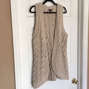 Nautica Sleeveless knit cardigan ⭐️